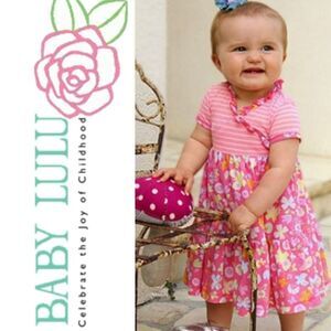 NEW! Baby Lulu Knit Boutique Butterfly Dress